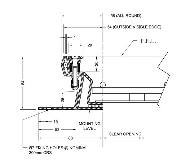 4200 Recessed Manhole Cover